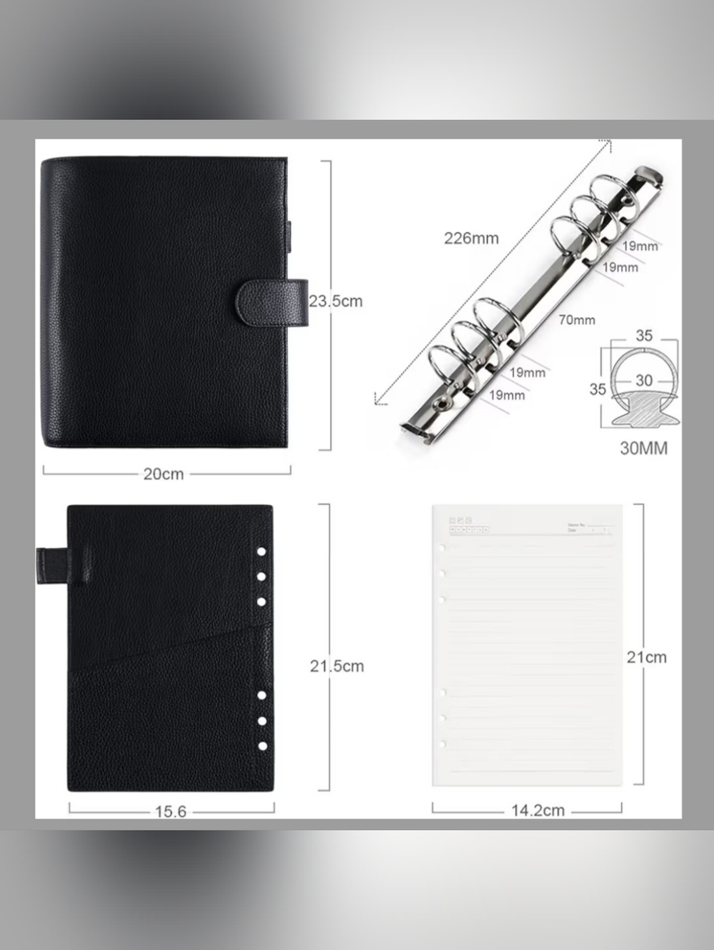 MOTERM FAUX CROC PLANNER - Picture 5 of 14